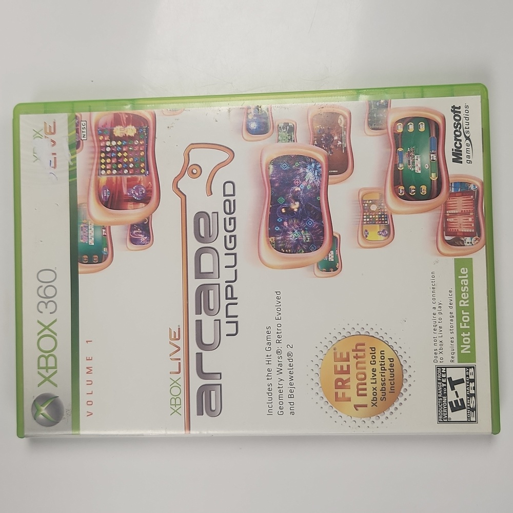 Xbox live arcade unplugged